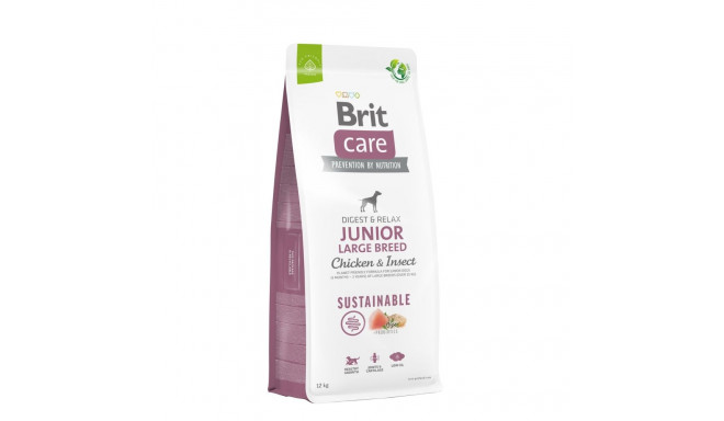 Brit Care Sustainable Junior Large Breed Chicken & Insect dog food 12 kg