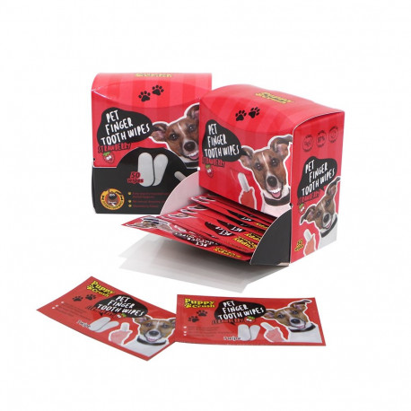Puppy Crush toothwipes strawberry 50 pcs