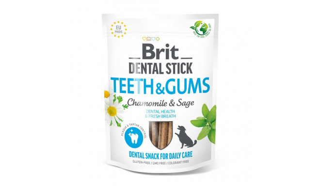 Brit Dental Stick Teeth & Gums närimispulgad koertele 7tk 251g