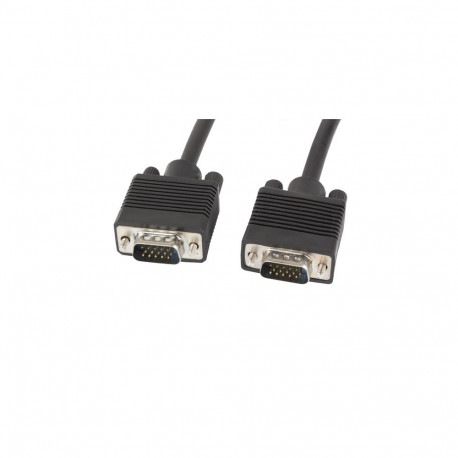 VGA M/M CABLE 1.8M DUAL-SHIELDED FERRITE CORE BLACK LANBERG