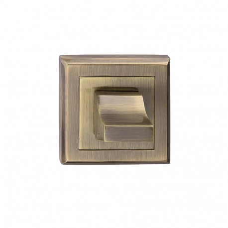 SQUARE TURNKNOB BETA/SIGMA AGED BRASS