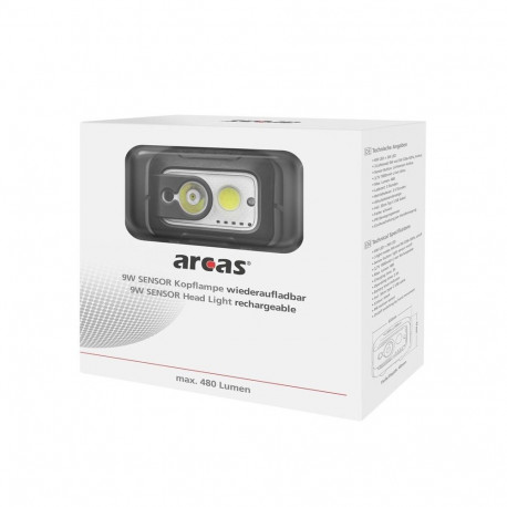 HEADLIGHT 9W 480LM SENS