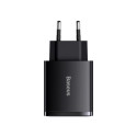 CHARGER BASEUS USB-C/USB-AX2 30W BLACK