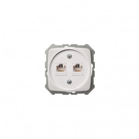 POWERP 2PLUGS PC UNFR KAT 5 valge