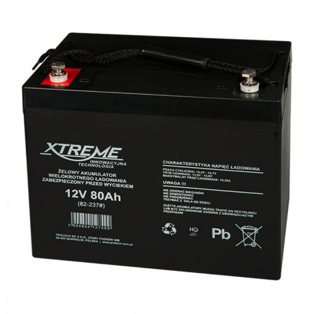 XTREME geelaku 12V 80Ah