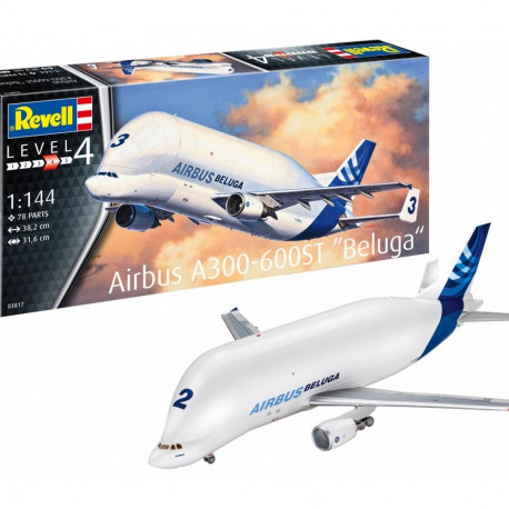Plastic model Plan Airbus A300-600ST Beluga 1/144