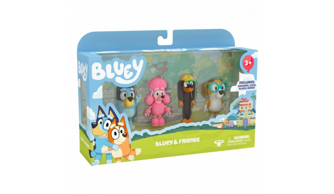 Figures set Bluey 4-pak Freinds