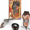 Gonher Metal revolver with holster and belt