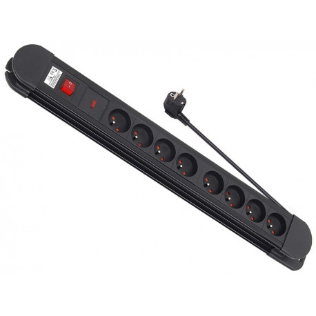 Power strip 8 sockets 1,5m MCE11 wall mount