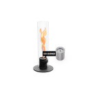 HOFATS SPIN 1200 tabletop fireplace with bio-burner, black