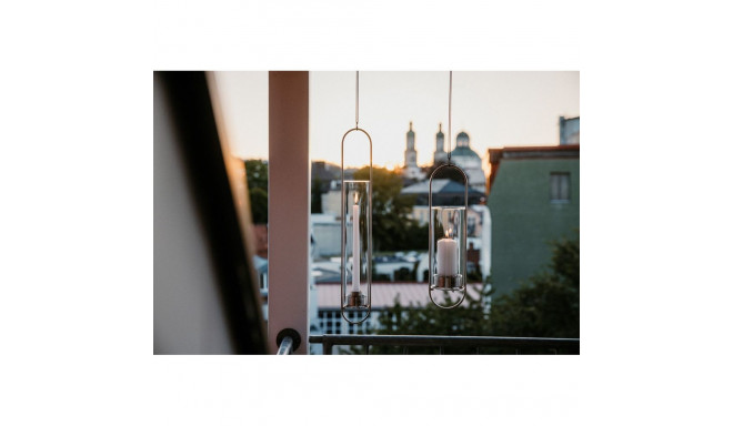 HOFATS OVAL candle 55, silver