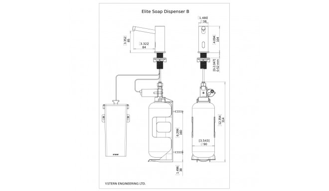 STERN MF Elite Foam dispenser Chrome