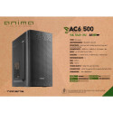 Anima AC6 500 Mini-Tower PC Case mATX / 500W / Black