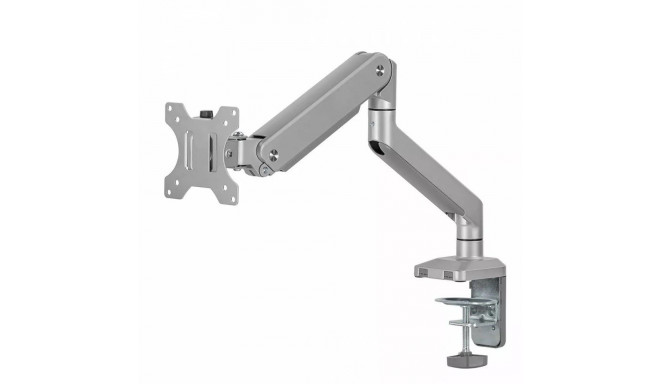 Ergo Office Aluminium Monitor Mount with Gas Spring, Double Arm, VESA 75x75/100x100, 17"-32" 10 kg S