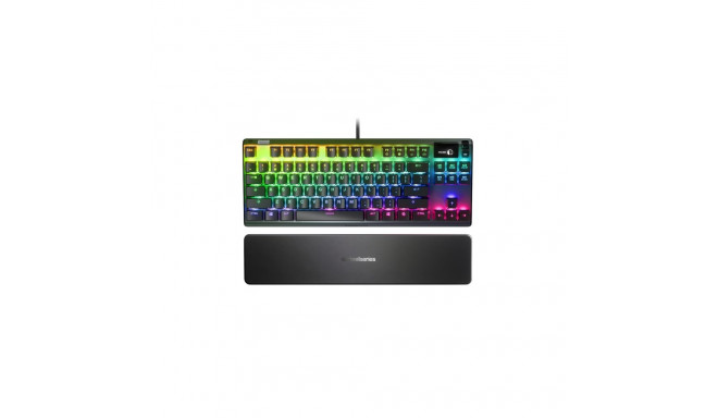 SteelSeries Apex 7 TKL mehaaniline mänguklaviatuur RGB LED valgus US juhtmega