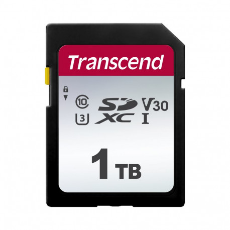 Transcend mälukaart 300S SDXC UHS-I U3 (V30) R100/W85 1TB, hõbedane