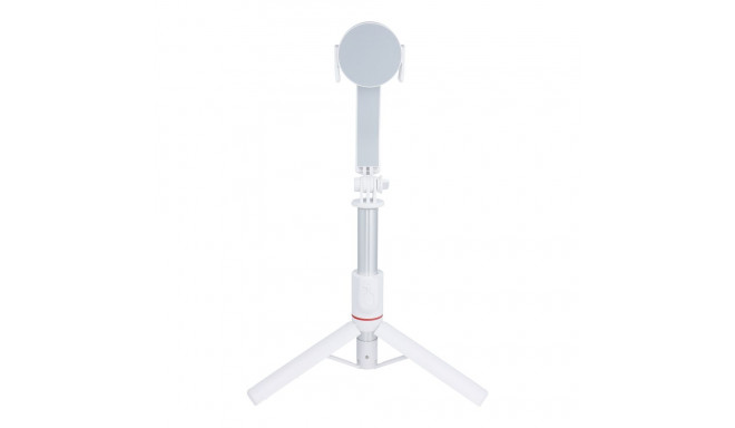 Selfie stick with wireless remote control tripod compatible with MagSafe SSTR-C09 white