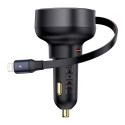 BASEUS car charger Enjoyment Pro 55W Type-C + Retractable cable Lightning 8-pin CCTXP-CC / C00057803