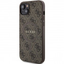 Original faceplate case GUESS GUHMP15SG4GFRW for iPhone 15 (Compatible with Magsafe / 4G Ring classi