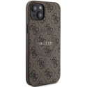 Original faceplate case GUESS GUHMP15SG4GFRW for iPhone 15 (Compatible with Magsafe / 4G Ring classi
