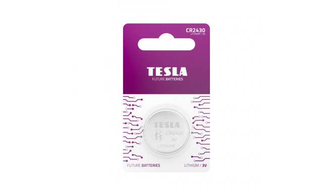 TESLA lithium battery CR2430 [1x240] 3V 1 pcs