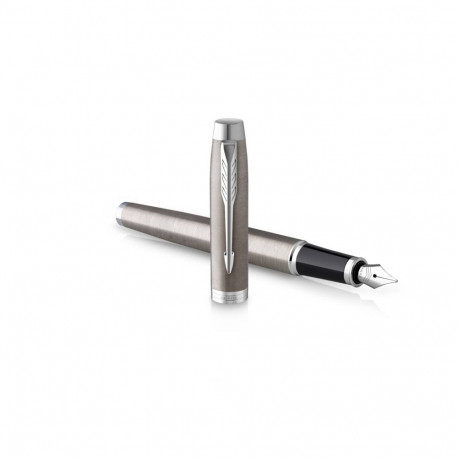 Parker IM Essential Stainless Steel CT Fountain Pen (M) - 2143636