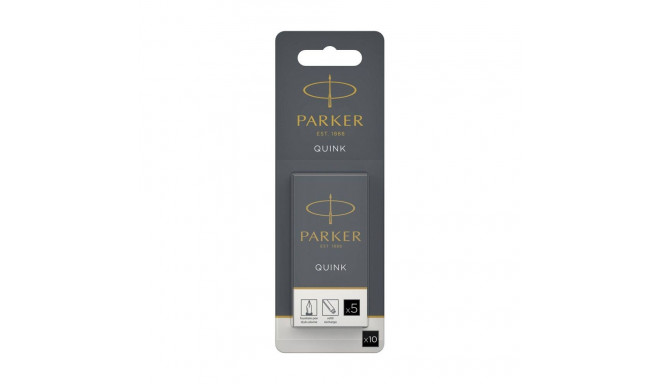 Tindikapslid Parker Quink Must 10 vnt - 1950206