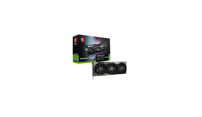 MSI GAMING GeForce RTX 4070 Ti SUPER 16G X SLIM NVIDIA 16 GB GDDR6X