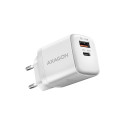 AXAGON ACU-PQ20W wall charger QC3.0/AFC/FCP + PD type-C, 20W, white