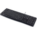 LOGITECH K120 Corded Keyboard - BLACK - USB - US INT'L - B2B