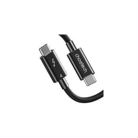 Cable CHOETECH Thunderbolt 4, USB-C to USB-C, 40Gbps, 100W, 20V/ 5A, 8K/ 60Hz, 0.8m