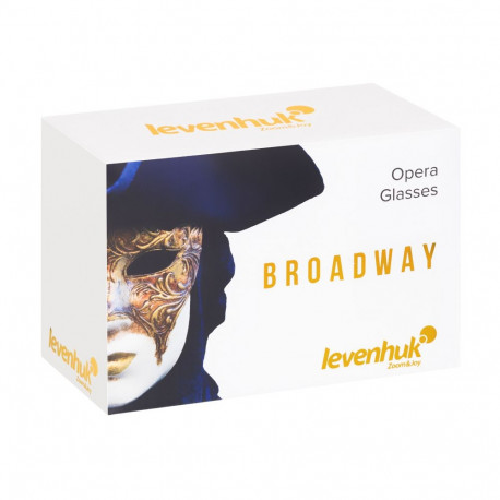 Levenhuk Broadway 325B Opera Glasses white