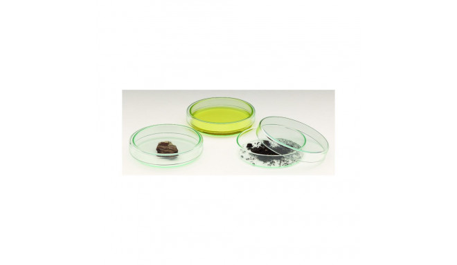 Windaus 100mm glass Petri dish with lid