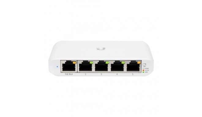 UBIQUITI USW Flex Mini 5x GbE hallatav lüliti PoE sisend 802.3af/at või 5V 1A USB-C