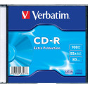 VERBATIM 43347 CD-R Verbatim 200pcs 700MB 52x slim jewel case