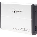 GEMBIRD EE2-U3S-2-S HDD/SSD enclosure Gembird for 2.5 SATA - USB 3.0, Aluminium, Silver