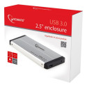 Gembrid kõvakettakarp 2.5 SATA - USB 3.0, hõbedane (EE2-U3S-2-S)