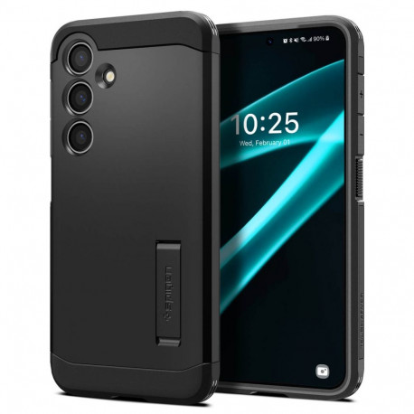 Kaitseümbris Tough Armor, Samsung Galaxy S24+, must, Spigen