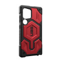 Kaitseümbris Monarch Pro, Samsung Galaxy S24 Ultra, punane, magnetringiga, Urban Armor Gear (UAG)