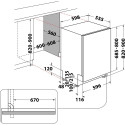 Integreeritav nõudepesumasin Whirlpool W2IHD524AS