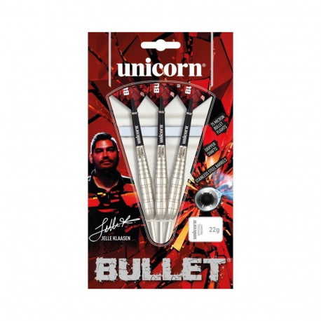 Steel tip darts Unicorn Bullet Stainless Steel - Jelle Klaasen 20g:27530|22g:27531|24g:27532 (24 g)