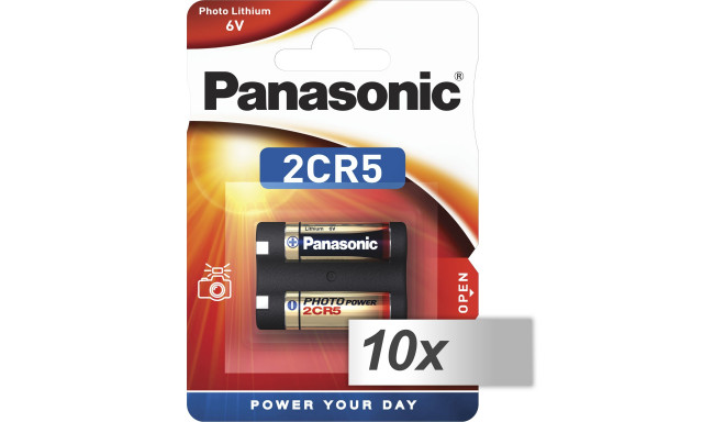 10x1 Panasonic Photo 2 CR 5 Lithium VPE Inner Box