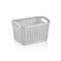 BASKET 1.5L KNIT M-095 ICE GRAY