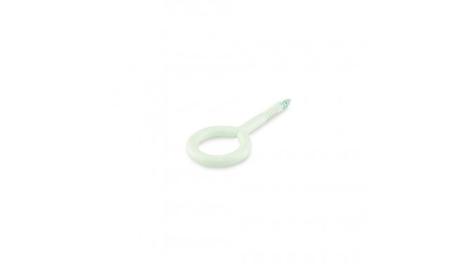 EYE SCREW 20X10X3,3X14 WHITE/ 4PCS