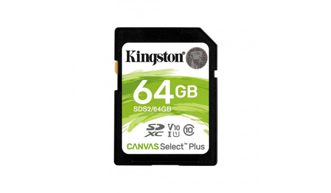 CARD MEM KINGSTON  64GB CL10 SDXC CNV