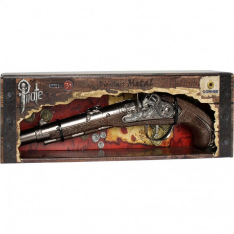 Pulio mängurelv Gonher Metal Pirate Gun