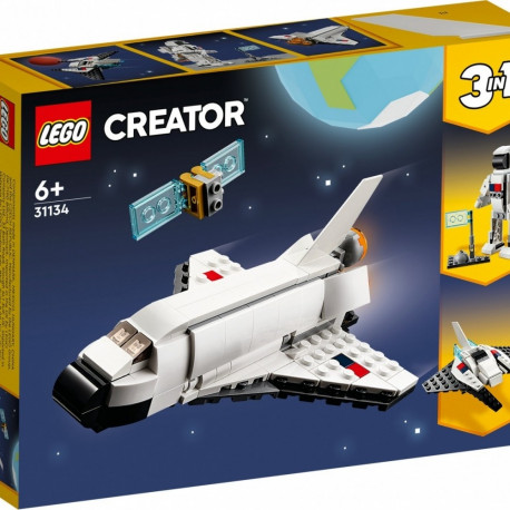 The LEGO Creator 3in1 Space Shuttle (31134) is a compact and versatile building set