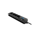 Surge Protector 4 sockets, 2,5m