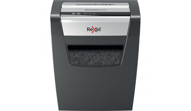 Rexel Momentum X410 paper shredder Particle-cut shredding Black, Grey