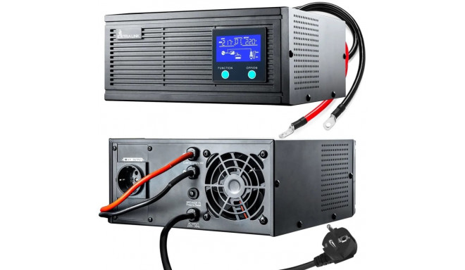 Extralink Piorun 3000VA/2100W invereter puhas siinus, aku pinge 24VDC